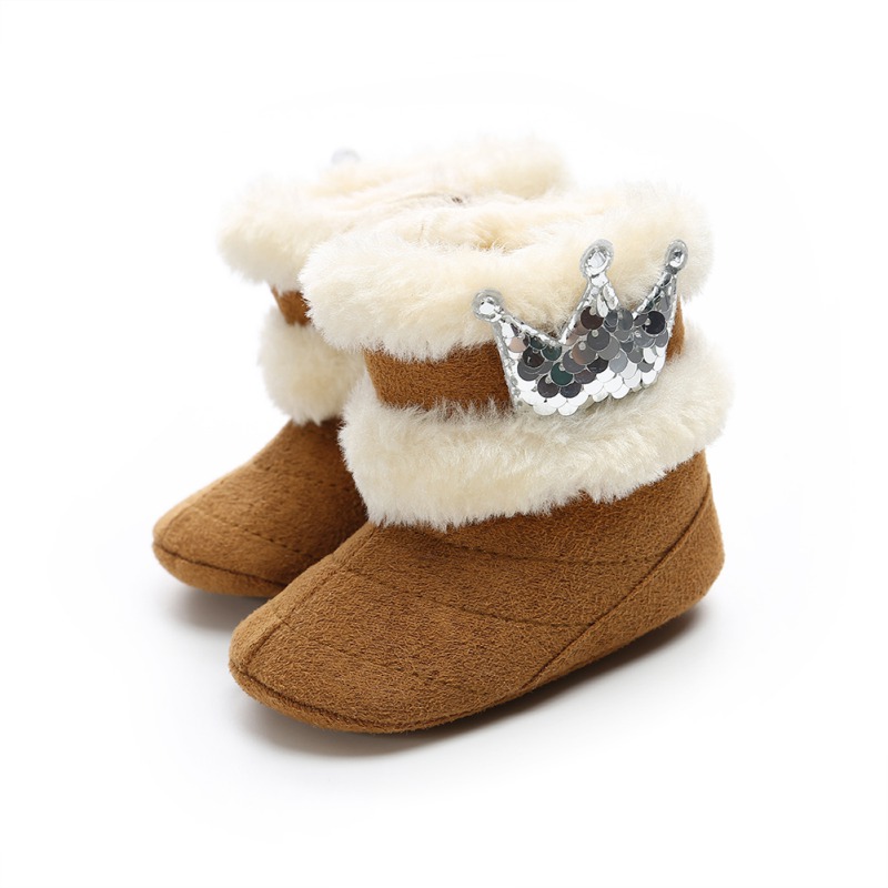 Baby Winter Boots Mid-Calf with Fur